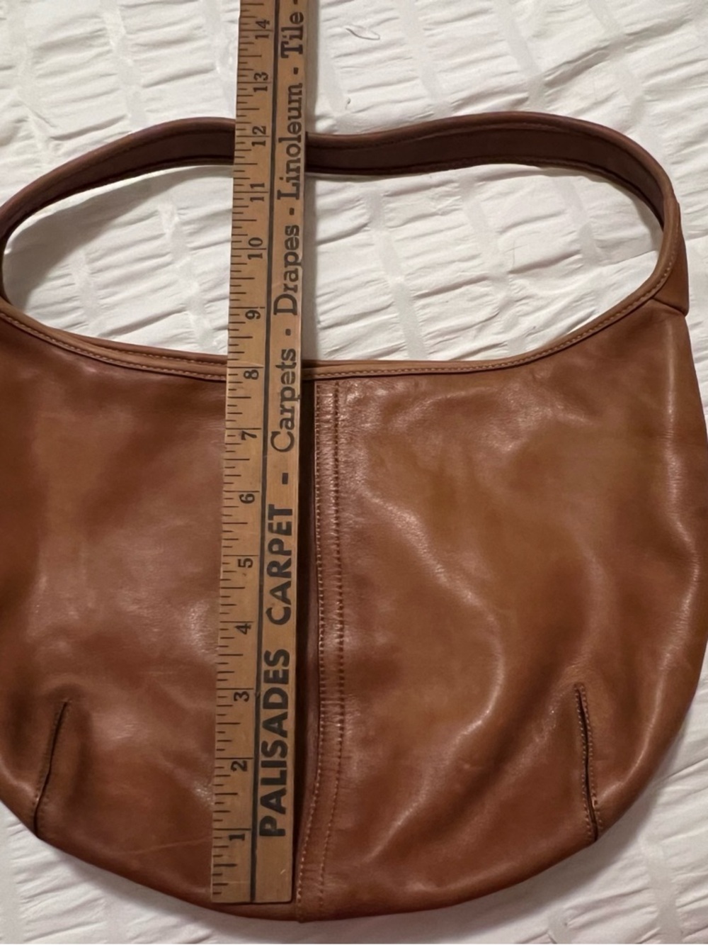 Coach Ergo Smooth Cognac Leather Hobo Shoulder Bag - Picture 4 of 8
